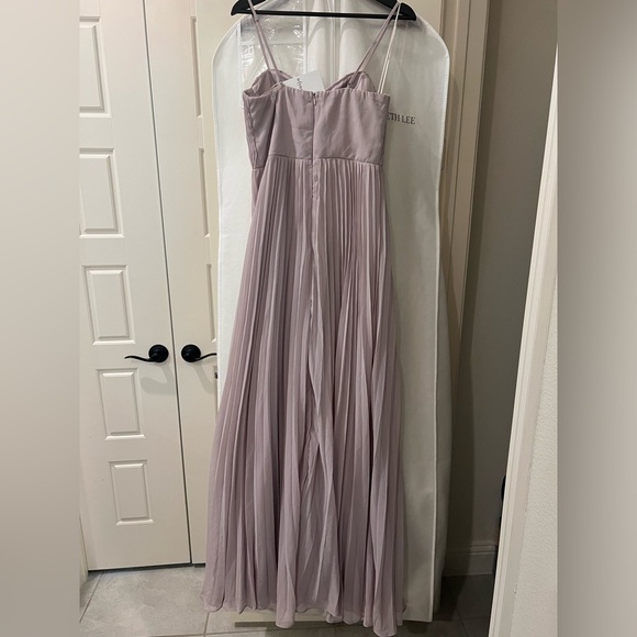 VICI Lavender pleated dress size L - Picture 2 of 5